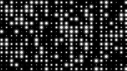 Dot white black pattern gradient texture background. Abstract  technology big data digital background. 3d rendering.