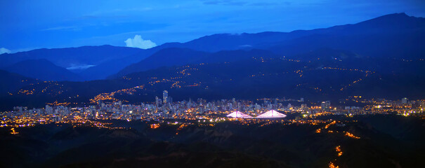 Amanecer,bucaramanga,luces ,destino,puente,