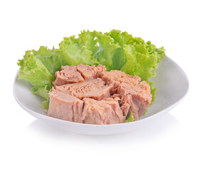 Tuna isolated on white background