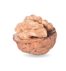Walnuts  isolated on white background