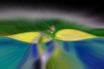 colorful and abstract twirl made in an artistic way