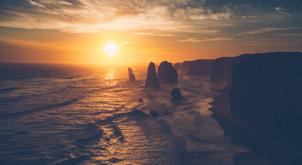Twelve apostles on the great ocean road
