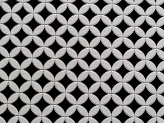 Beautiful abstract color white and gray marble on white background and gray and white granite tiles floor on black background, love gray wood banners graphics, art mosaic decoration