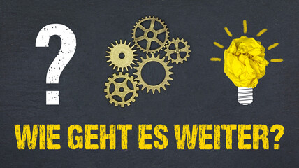 Wie geht es weiter? - obrazy, fototapety, plakaty
