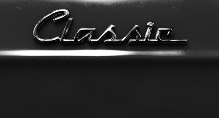 Classic Chrome Car Emblem