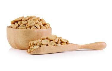 coffee beans  isolated on background