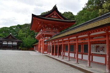 Shimogamo shrine in Kyoto, Japan
