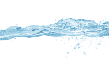 water splash isolated on white background,water