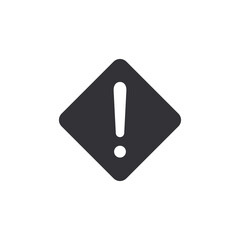 Danger warning icon. Danger warning vector icon. Risk icon. Information sign. Exclamation icon. Alert sign. Alarm sign. Increased danger. 