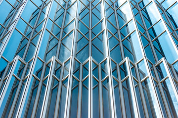 Architecture details Modern Building Glass facade Business background