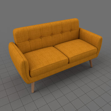 Modern two seater sofa 4