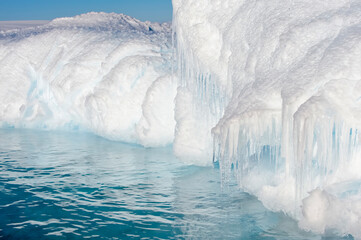 Ice stalactites, Weddell Sea, Antarctica