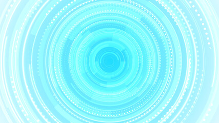 Circle white blue bright technology Hi-tech background. Abstract graphic digital future concept design.