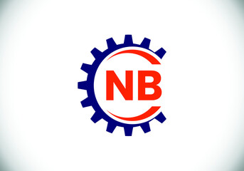 Initial Letter N B Logo Design. Monogram logo. Graphic Alphabet Symbol for Corporate Business Identity.