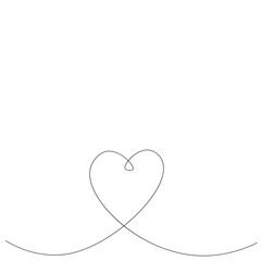 Valentines day heart background vector illustration