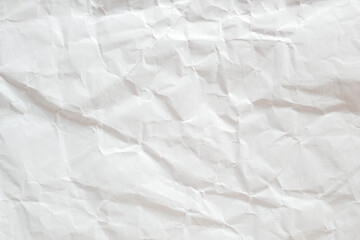 white crumpled paper texture