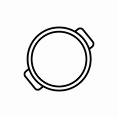 Outline pot icon.Pot vector illustration. Symbol for web and mobile