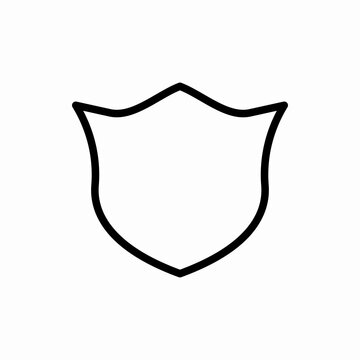 Outline police rozet icon.Police rozet vector illustration. Symbol for web and mobile