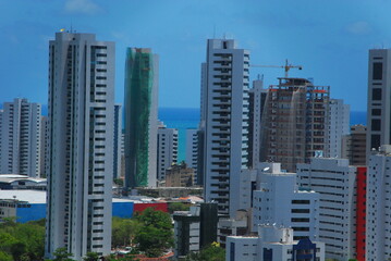 Fototapeta na wymiar Bairro de Boa Viagem, Recife-PE