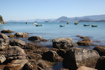 Praia Picinguaba em Ubatuba Litoral Norte de São Paulo Brasil 
foto: Rogério Marques