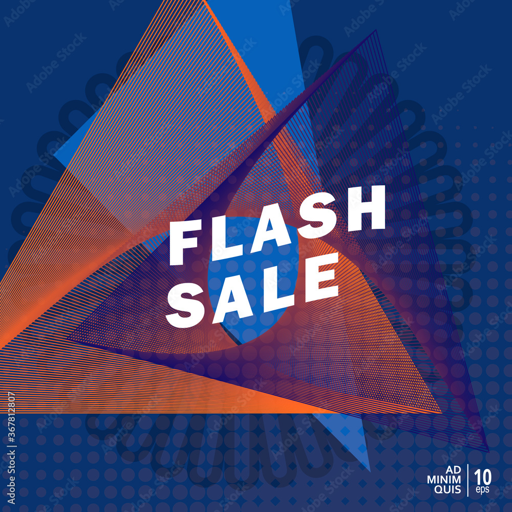 Leinwandbilder Abstract triangle in abstract style. Colorful vector illustration. Decorative backdrop vector