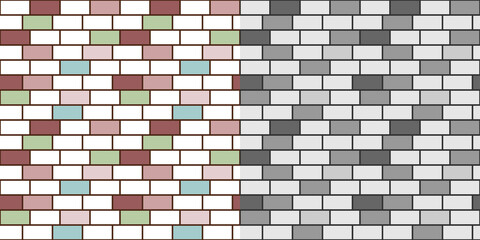 Set of repeatable seamless patterns graphic background. Textile ornament texture wallpaper collection. Vector illustration design.