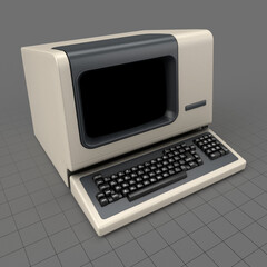 Retro computer terminal