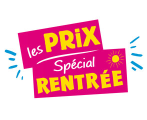 C'est la rentrée scolaire ! les prix spécial rentrée