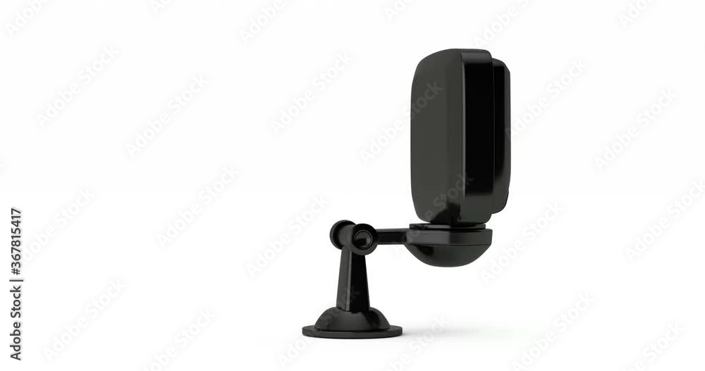 Poster 4k resolution video: navigation and global positioning system gps device with blank screen seamless 