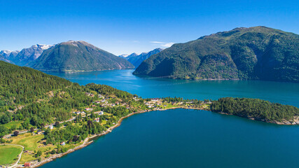 Balestrand. The administrative centre of Balestrand Municipality in Sogn og Fjordane county, Norway.
