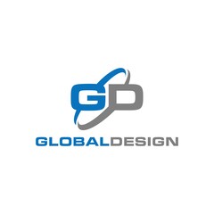 G D Letter Logo Design Idea