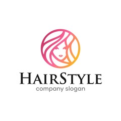 Hair Beauty Salon Logo Design Idea