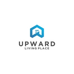 Up Arrow Home Property Logo Idea