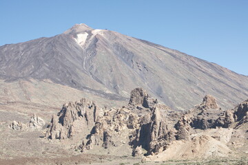Teide National Park, Gran Canaria/Spain; Oct. 2011. Volcanic landscape of the national park