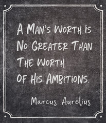 his ambitions Aurelius quote