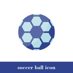 Fototapeta premium Isolated vector soccer ball