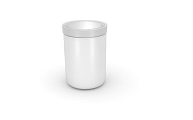 3d bottle mockup on white background