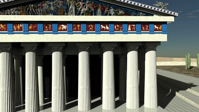 Acropolis of Athens in classical times
