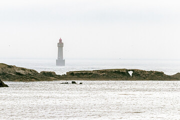 Jument lighthouse, off the island of Ouessant