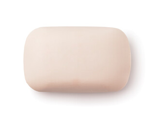Top view of blank soap bar