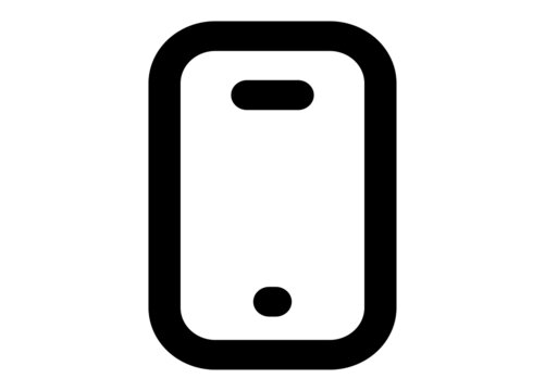 Smartphone-Icon Vektorgrafik. Flachicon Mobiltelefon, Modernes Handy-Symbol:  Stock-Vektorgrafik (Lizenzfrei) 2066237180