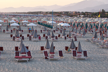 The most beautiful beach and sea in Pietrasanta. © Tereza