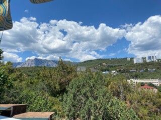 view from the top of the mountain