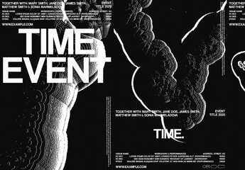 Dramatic Cinema Poster Campaign Layout