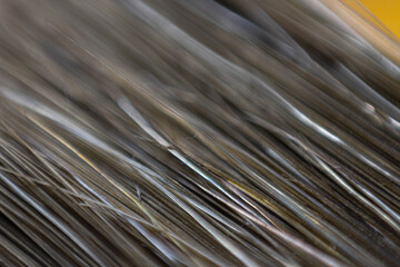 Obraz premium pile of paint brushes in close-up