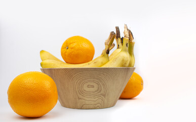 Pomarańcze, banany. Orange, Banana © Mefik