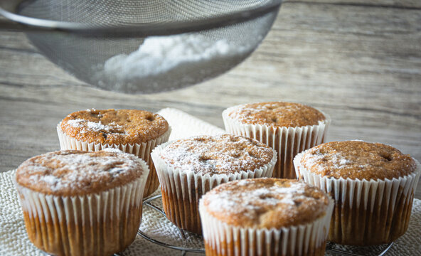 Muffin com gotas de chocolate  Chocolate chip muffin