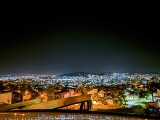 night view of the city