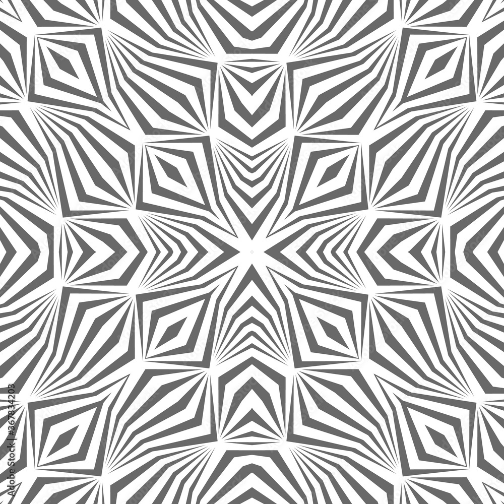 Poster abstract pattern with geometric shapes from lines. image with optical illusion.