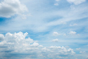 blue sky with white cloud